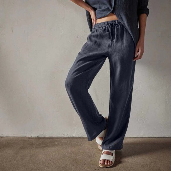 JAMES PERSE Lightweight Linen Pants sz 1 S WKO1958 - Picture 1 of 7